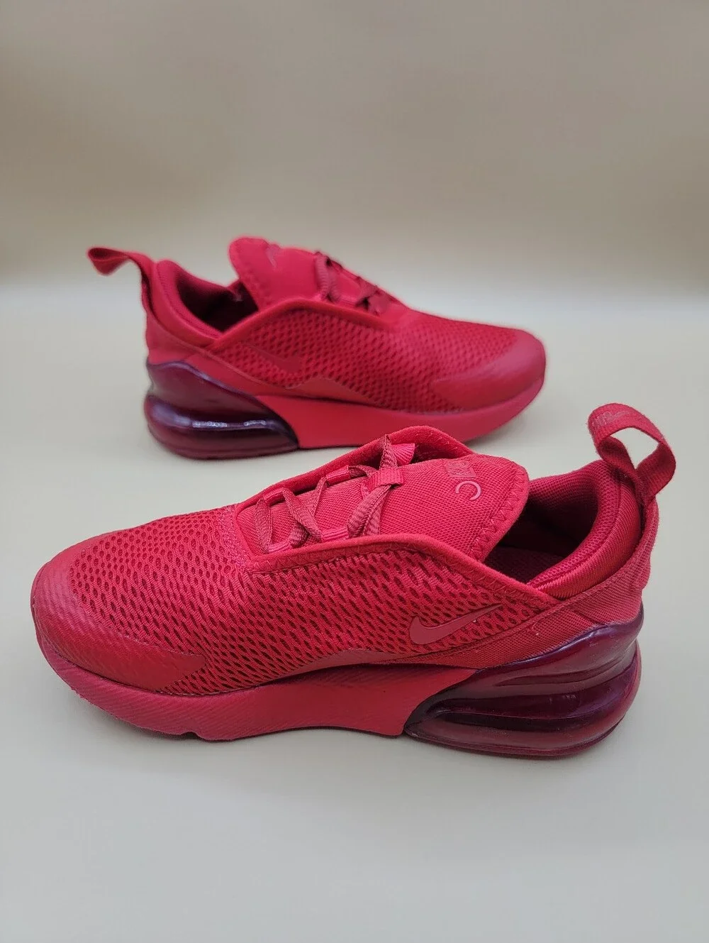 Nike Air Max 270 RF Little Kid's Shoes Size 13C Red Boys Girls Running Walking